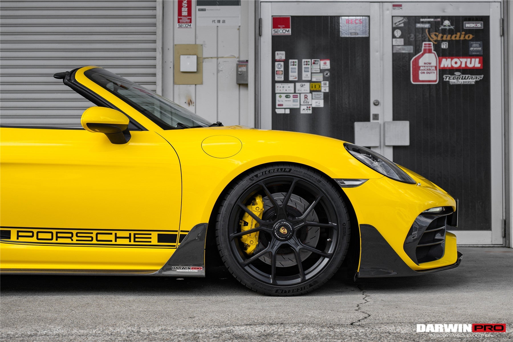 Porsche 718 Cayman & Boxster Stuttmate Carbon Fiber Front Bumper (2016-2020)